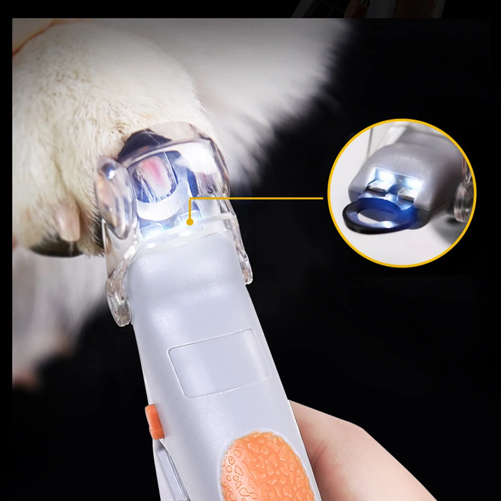 

F40 Professional Pet Nail Clipper with LED Light Dog Cat Groomin Tool Scissors Nail Toe Claw Scissors Trimmer Animal Supplies