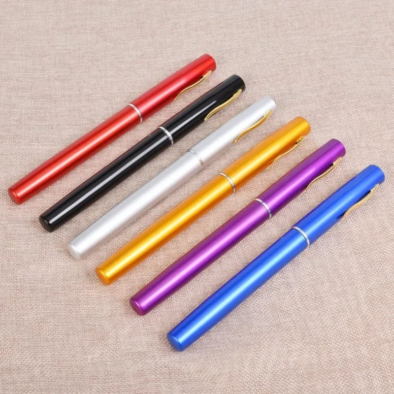 1set Pen Fishing Rod Spinning Wheel Fishing Wheel Portable Pocket