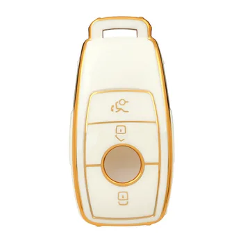Custodia per Chiave/telecomando per Mercedes Benz w204 w205 W177 CLA E S GLC300L E260L GLE E320 E260 E43 classe accessori Auto Shell - Copertura della cassa chiave dell automobile di TPU per Mercedes Benz w204 w205 W177 CLA