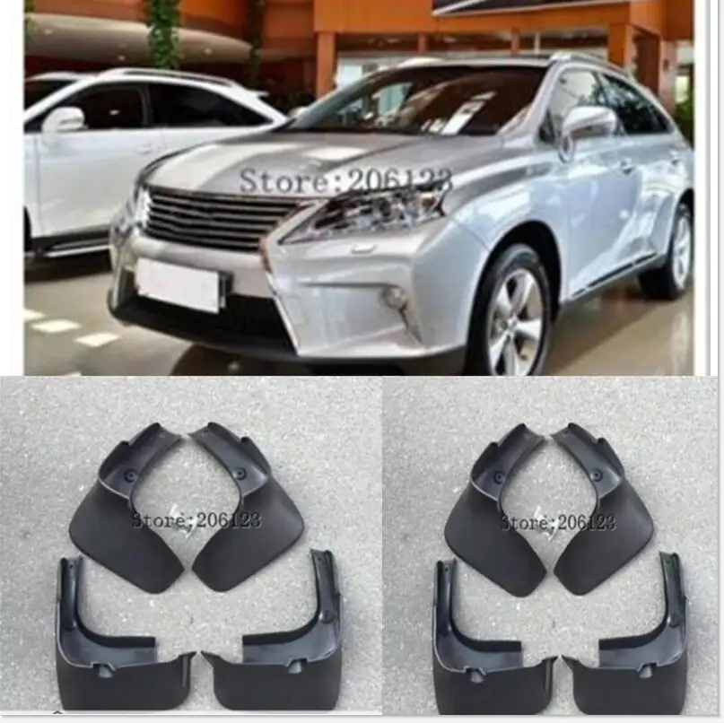 

For LEXUS RX RX270 RX300 RX350 RX450H 2010-2015 Mudflaps Splash Guards Front Rear Mud Flap Mudguards 2014 2013 2012 11 Mud Flaps