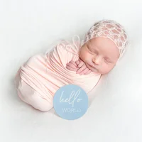 13pcs Baby Acrylic Milestone Number Monthly Memorial Cards For 0-12 Months Newborn Photography Props Accessories Baby Birth Gift 5