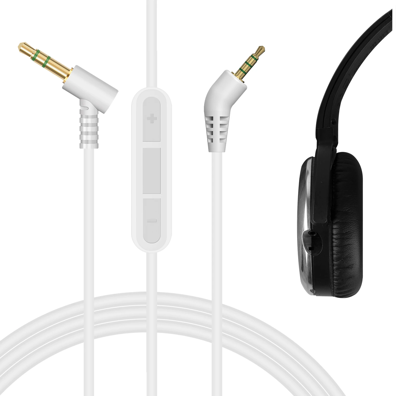 

Аудиокабель Geekria с микрофоном, совместимый с Bose QuietComfort 3, кабель QC3