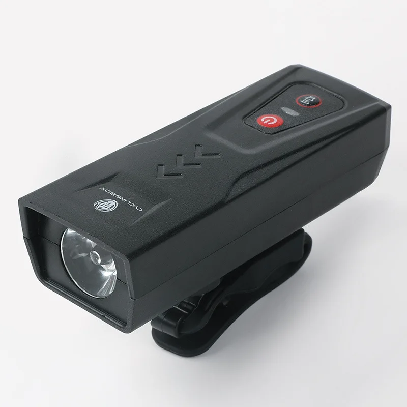 

Waterproof Bicycle Light 500mAh Front Lamp horn Headlight USB Rechargeable LED Cycling Flashlight 120db Bike Horn Light