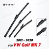 Wiper LHD Front & Rear Wiper Blades Set For VW Golf MK 7 2012 - 2020 Windshield Windscreen Window Brushes 26"+18"+11" 1