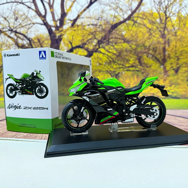 Diecast 1/12 Size Kawasaki ZX-25R Motorcycle Model Car Ninja Alloy