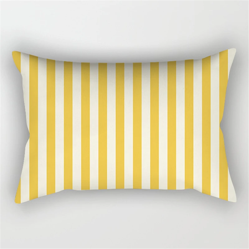 30x50cm Yellow Geometry Pillowcase Decor Sofa Cushion Pillowcover Polyester Pillow Cases for Home Decor Bedding Cushion Cover 