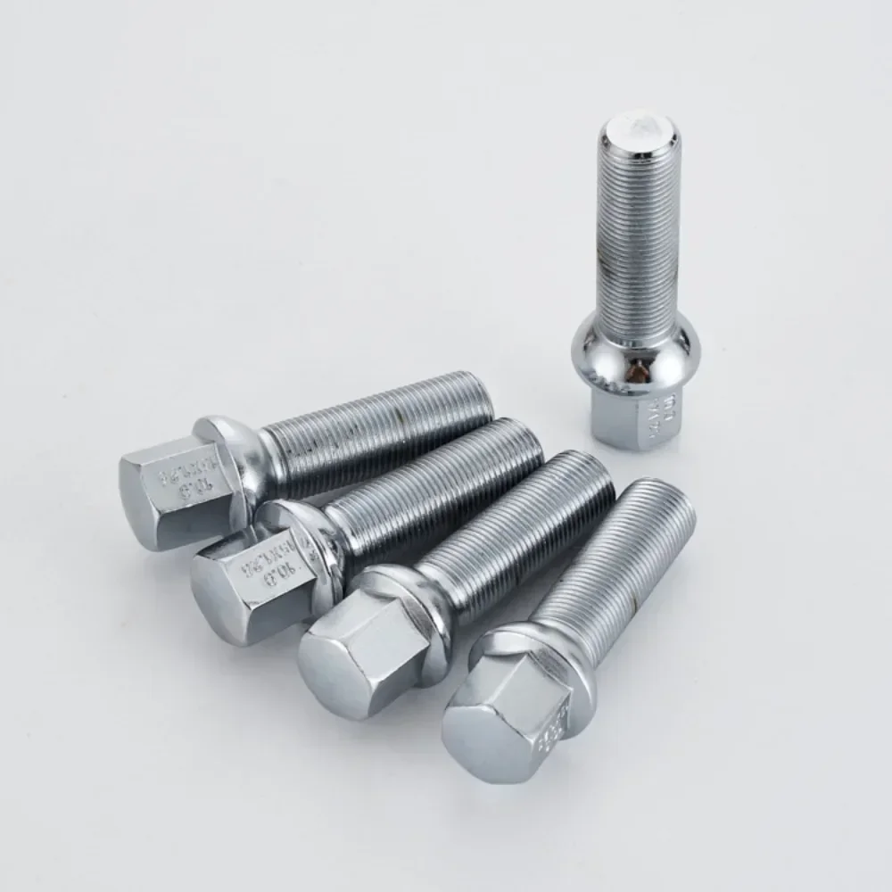 1pc M15x1.25 Extra Long Wheel Lug Bolts Screws Suit for Mercedes-benz Hex 17mm Thread Length 28/35/40/45/50/55/60/65mm