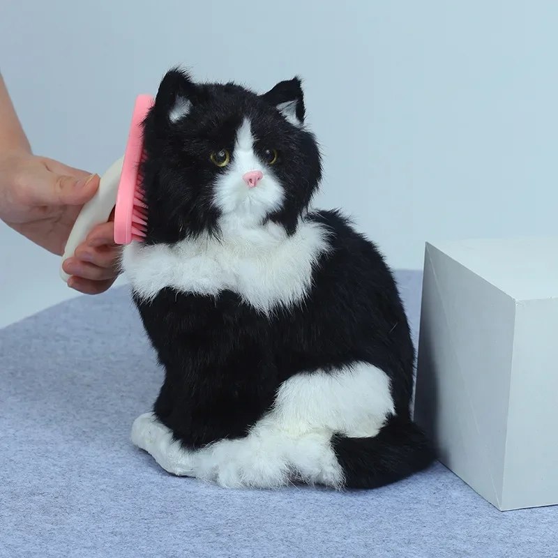 Pet Hair Brush Pet Grooming Clipper Dog Grooming Comb Silicone Small Pet Rabbit Comb Grooming Trimmer Fur Brush For Guinea Pig Chinchilla Cleaning Grooming Tool Accessoires Lapin