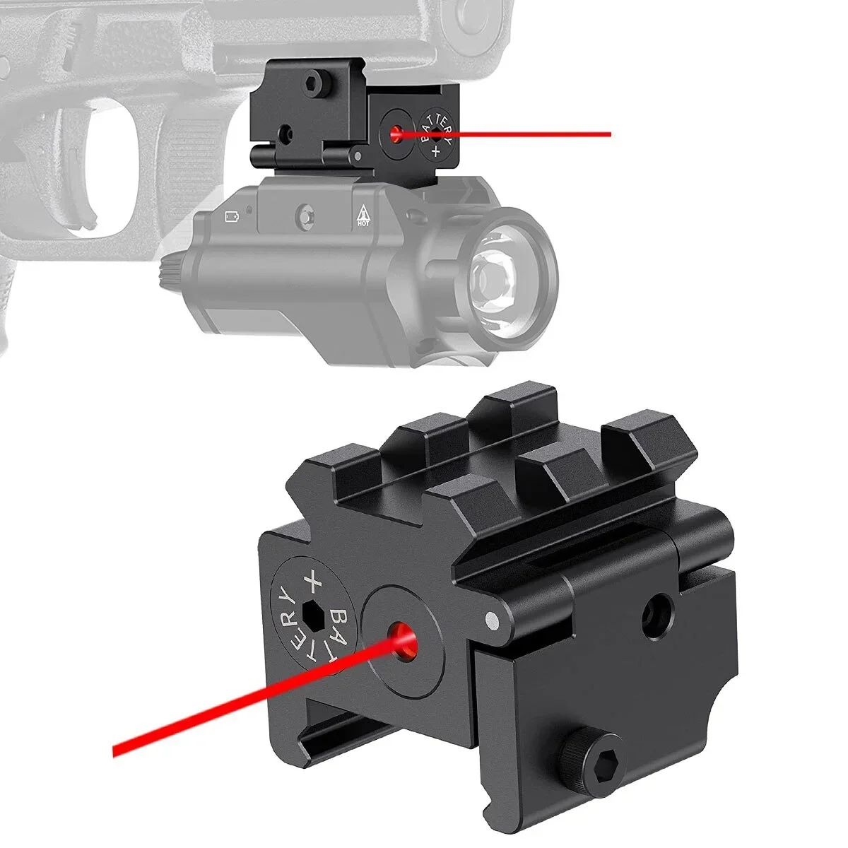 Metal Adjustable Green Red Dot Laser Pointer Sight Hunting Airsoft Handgun Taurus G2C 1911 Glock 17 With 20mm Picatinny Rail