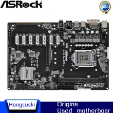 13gpu mineração usado h110placa-mãe original para asrock h110 pro btc + 1151 ddr4 (em vez de TB250-BTC pro h81 btc pro tb85 h81s2)