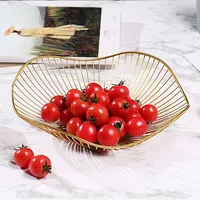 Fruit Basket Durable Metal Wire Storage Bowl Nordic Style Iron Home Snacks Bread Dining Table Indoor Cosmetic Storage Basket 4