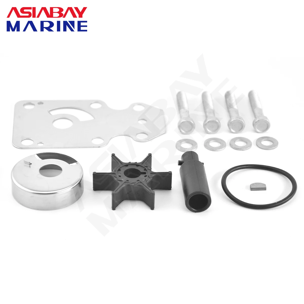 thumbnail image 2 of Water Pump Repair Kit - Fits Yamaha 9.9HP & 15HP 4-Stroke Outboard Engines (Replaces 63V-W0078 2 of 12