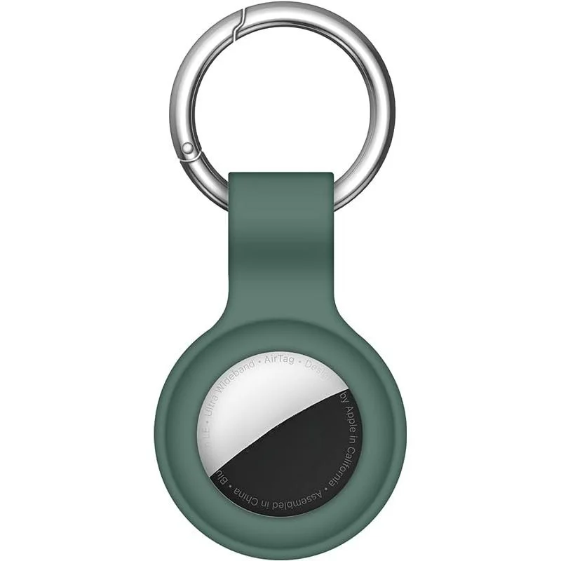Silicone Protective Keychain Cover for Airtags - Pet Collar and Accessory Holder