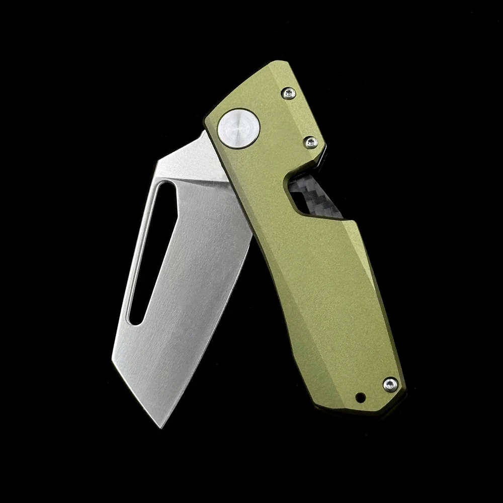OK-WinterSpudding Magnet Inside Aluminium handle VG10 blade Outdoor Camping Hunting Pocket EDC Tool Knife 3