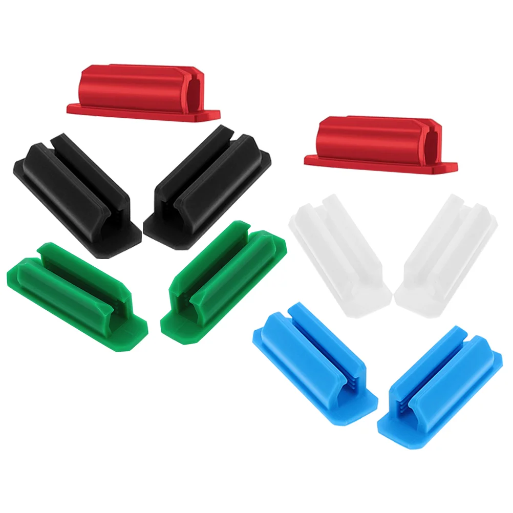 10 Pcs Silicone Pen Holder Fixing Buckle Desk Clips Pencil Mark Pens Portable Holders Clamp Silica Gel Office Writing