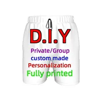 Summer Men's And Children's Cool Printing Personalized Custom 3d Beach Shorts Fitness Leisure Hip Hop Elastic Waist Wholesale 1