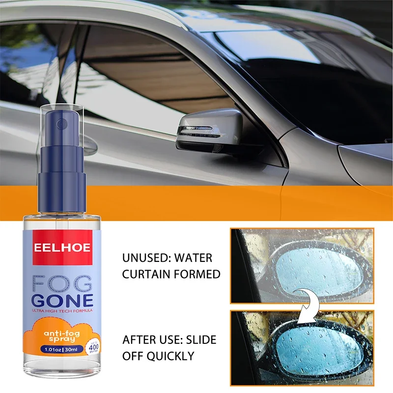 Car Windshield Lens Rainproof Spray  Anti Fog Spray Diving Sustainable Anti Fog Spray Bottle Anti-fog Spray For Eye Glasses