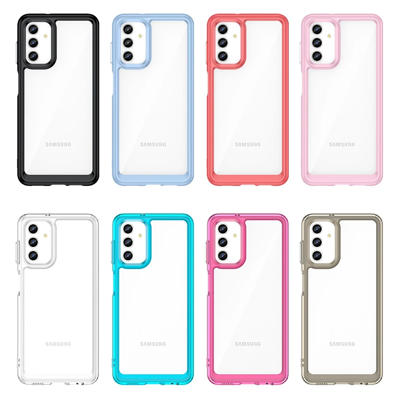 Per Samsung Galaxy A13 Custodia Samsung Galaxy A13 A23 A33 A53 M13 M23 A04S Cover Antiurto Candy Cover In Silicone Samsung A13
