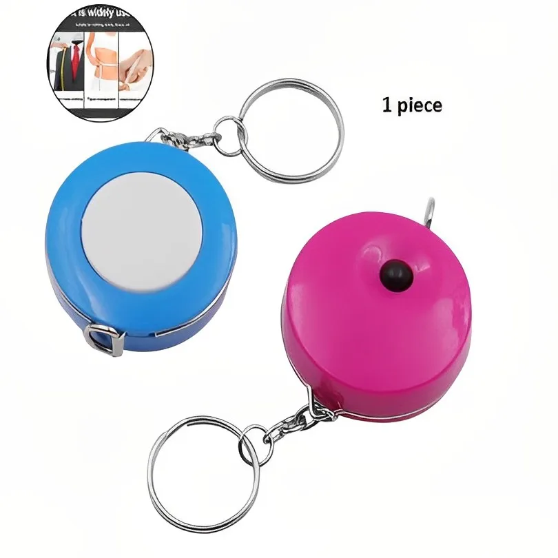 

1.5m Round Tape Measure Automatic Shrinking Garment Tailor Measuring Ruler Waist Circumference Craft Measuring Ruler