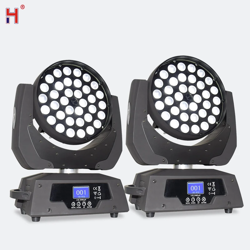 En consecuencia gas Goma de dinero Led Wash Zoom Moving Head Light 36x12w Rgbw Touch Screen Dmx512 Dj Disco  Party Stage Lighting (2pcs) - Stage Lighting Effect - AliExpress