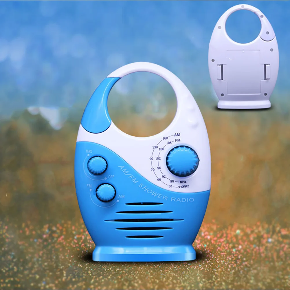 Mini Portable Waterproof Radio Shower Soundbar Speakers Bathroom Kitchen Fm Receiver Music Loudspeaker Audio Device Speaker
