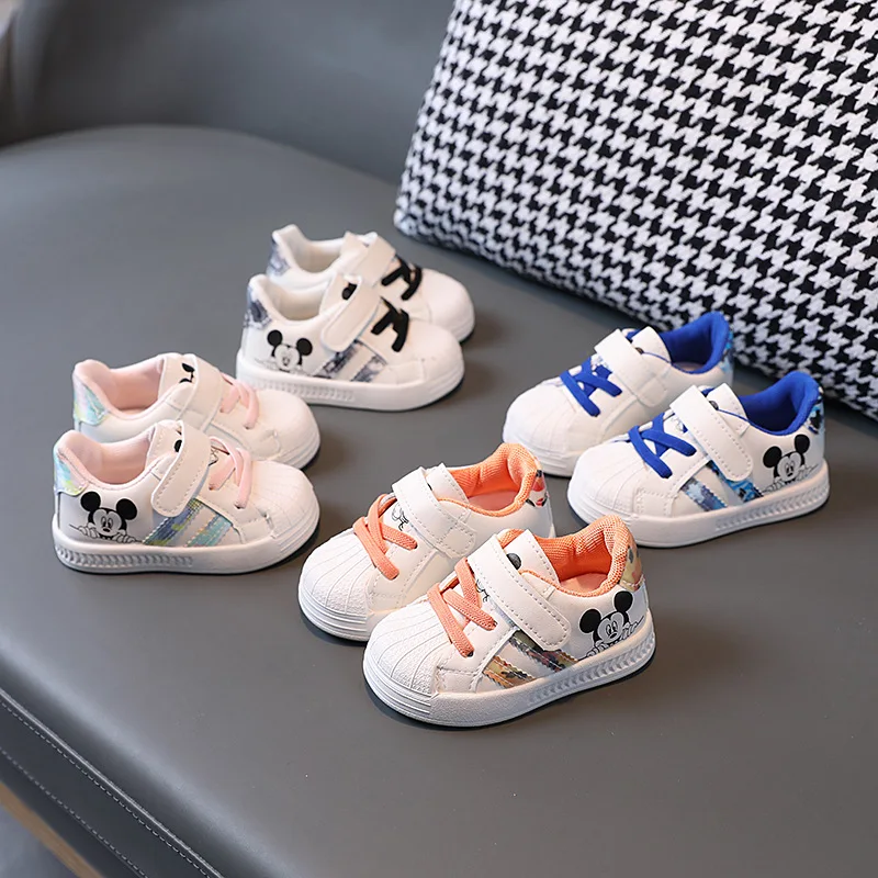 Zapatillas blancas puntera para niño y niña - Minis Baby&Kids shop online