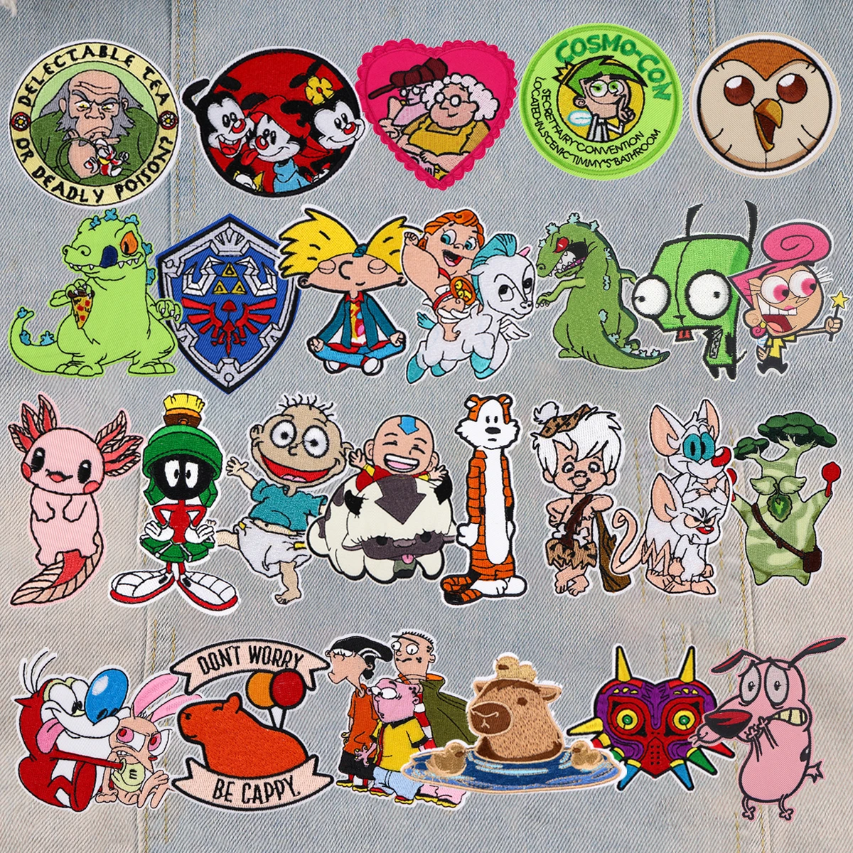 

Cartoon Patch Dinosaur Embroidery Patch Iron On Patches For Clothing Cute Patches On Clothing Jacket Ironing Sewing Sticker