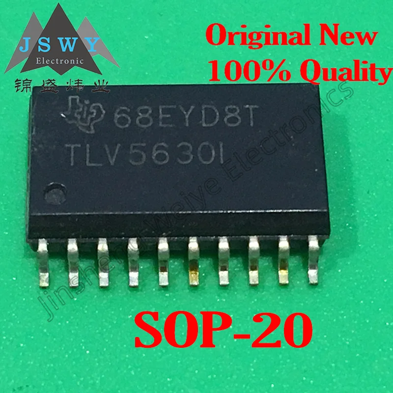 

TLV5630IDWR TLV5630I TLV56301 100% новый импортный оригинальный женский аналогово-цифровой конвертер IC Бесплатная доставка Электроника