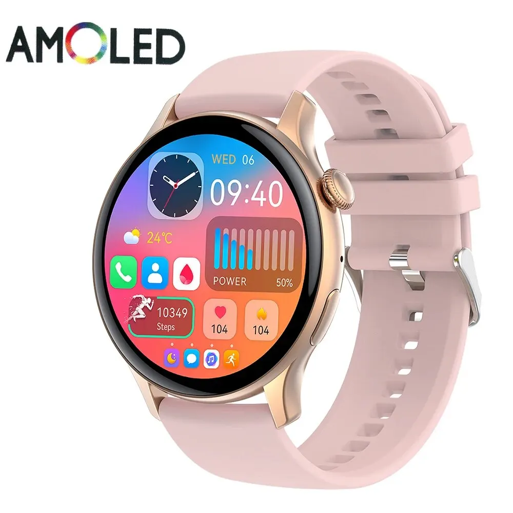Smart Watch Hk85 Amoled 1.43 "Bt Call Monitoraggio Della Salute Sempre In Mostra Uomo Donna Tracking Fitness Sport Smartwatch