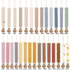 Baby Pacifier Clips Soft Cotton Pacifier Chain Nipple Bracket Holder For Nipples Toddler Toy Dummy Clip Baby Shower Gift 1