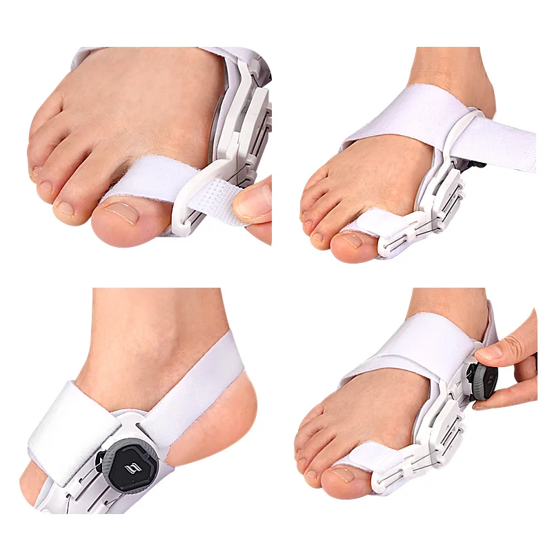 Bunion Corrector Unisex Foot Hallux Valgus Braces Rotatable Toe Separator Straightener Adjustable Pedicure Finger Toe Corrector toe separators toe corrector manicure pedicure tools