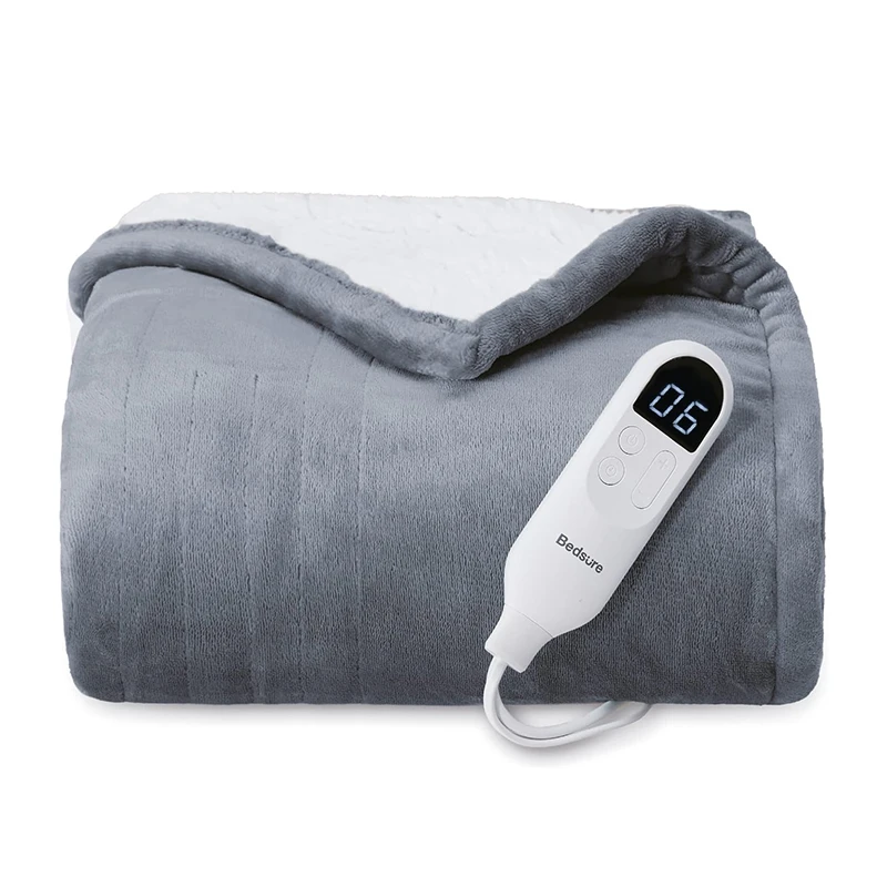 Electric Blankets for Beds Soft Wool Heating Blanket Safe Shoulder Covering Leg Cushion Winter