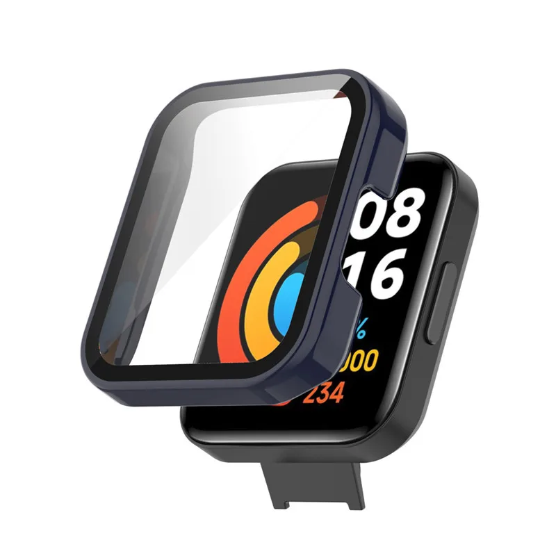 Protective Case +Glass For Redmi Watch 2 Lite Full Cover Screen Protector Shockproof Case For Redmi Watch2 Lite Bumper Shell 