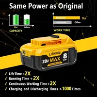 8.0Ah 20V Lithium-Ion Replacement Batteries for Dewalt Cordless Tools - Compatible with DCB200, DCB205, DCB206 & More - Image 5