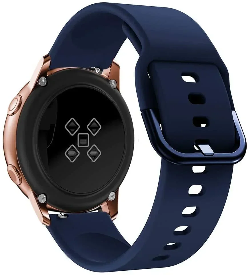 Ultra Soft 22mm Silicone Watch Strap - Premium Comfort and Style Bracelet