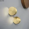 Nordic Metal Decorative Hook Handle Small Brass Cabinet Drawer Handle Home Living Room Wall Round Decorative Key Coat Hook 1