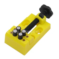 DIY Sculpture and Jewelry Carving Tool - Universal Mini Clamp Vise with Table Press Function (Yellow)