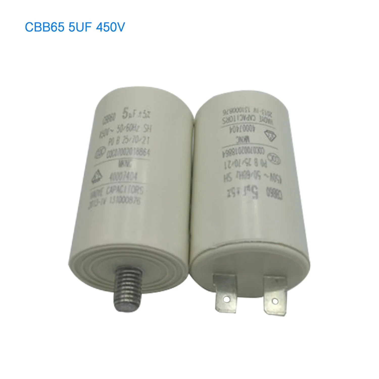 For Washer Dish Washer Capacitor Motor Capacitor Accessories CBB65 MKP3/4/5/6/7UF 450V