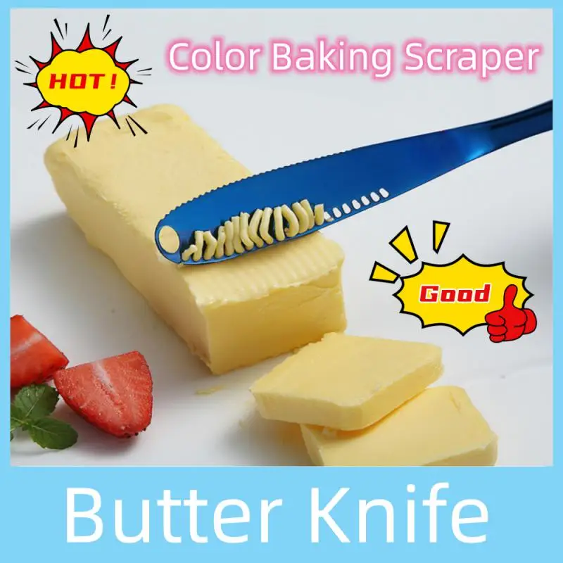 

Butter Knife Cheese Cutter with Hole Cheese Grater Stainless Steel Kitchen Accessories Wipe Cream Bread Jam Tools Kitchen Gadget