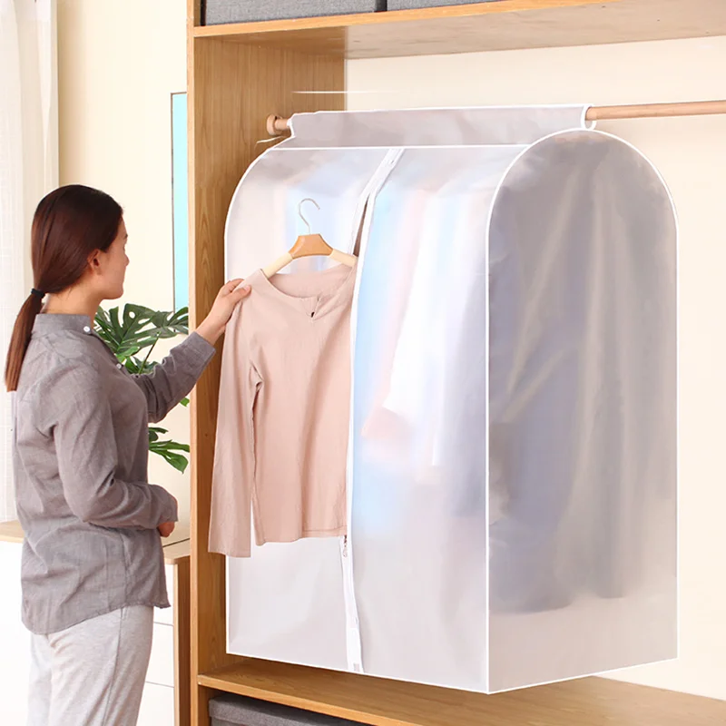 Zipper Clothes Dust Cover 3D Super Large Waterproof Dustproof Wardrobe Clothes Storage for Coat