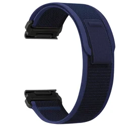 Breathable Nylon Trail Strap - QuickFit Enhanced Sports Band - QuickFit 20mm (Blue)
