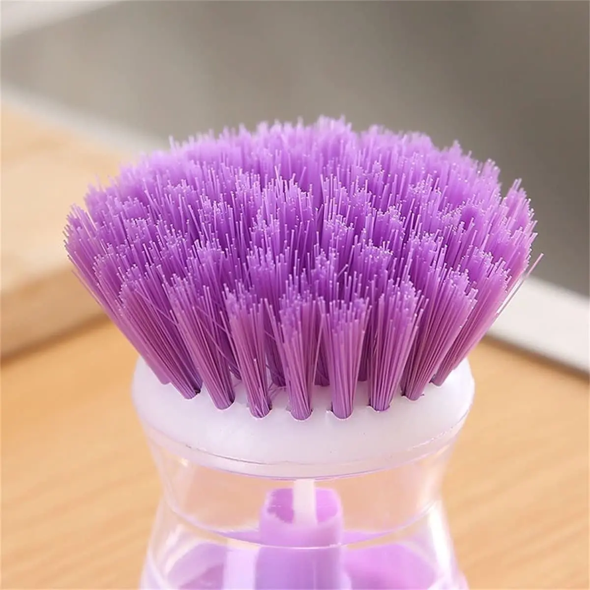 Soap Dispensing Dish Palm Brush Cleaning Dish Brush Handheld Dish