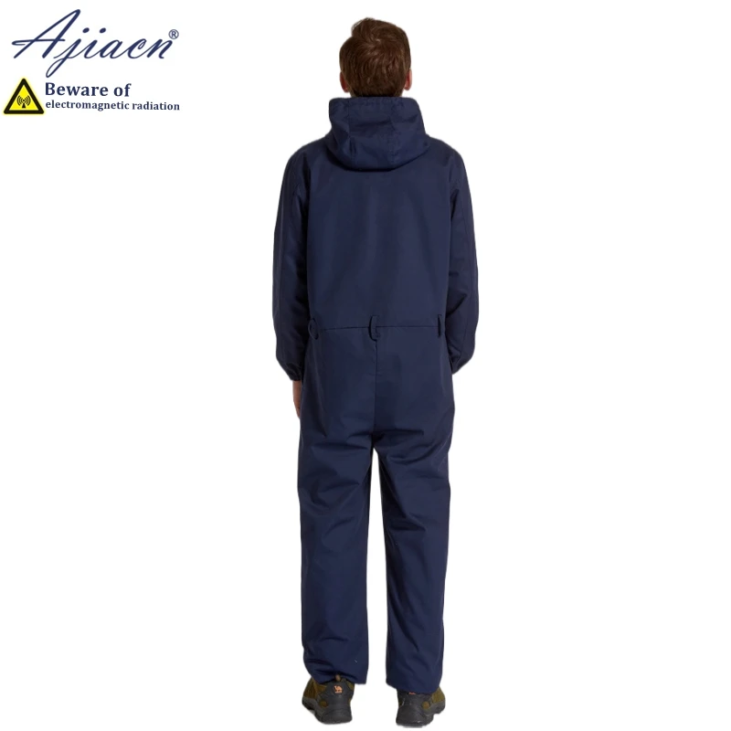Anti-radiation coveralls EMC laboratory, Electrical equipment room Electromagnetic radiation shielding clothing