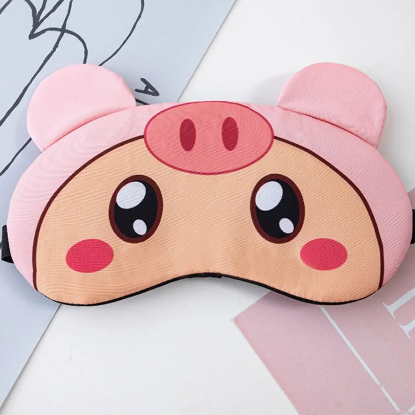 1pc Sleep Men's and Women's Soft Portable Eye Mask with Elastic Travel Eye Mask, Convenient to Carry