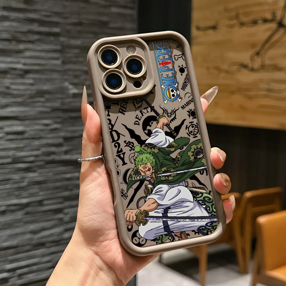 One Piece Aces Zoros Design Protective Phone Case