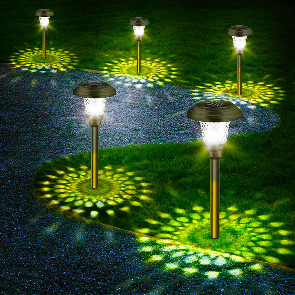 Solar Lights Outdoor Waterproof Monocrystalline Silicon Garden Lights Solar Powered LED Solar Landscape Lights for Yard Fenced 1 5m pcs flexible neon silicon tube led profiles housing recessed waterproof ip67 ribbon outdoor decor linear tape strip lights