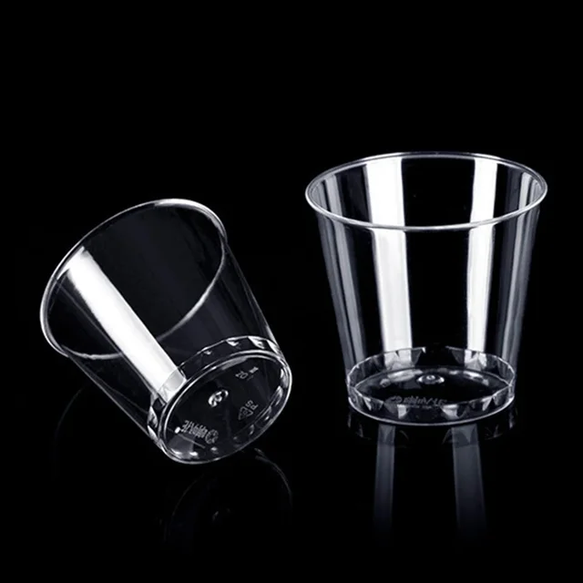 Accessori da cucina per compleanno, mini bicchieri da shot usa e getta in plastica trasparente da 50 pezzi 5
