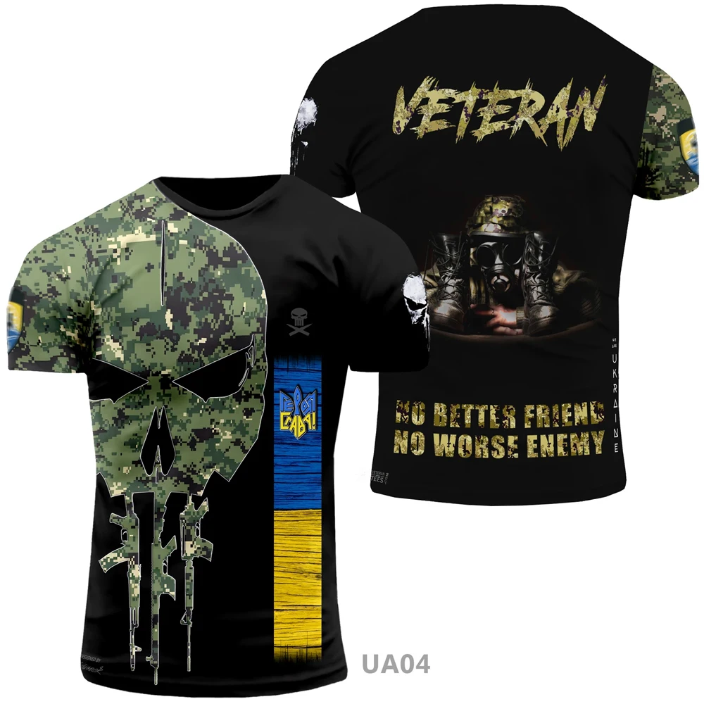Ukrainian Flag Graphic T Shirt for Men Clothing UA Ukraine