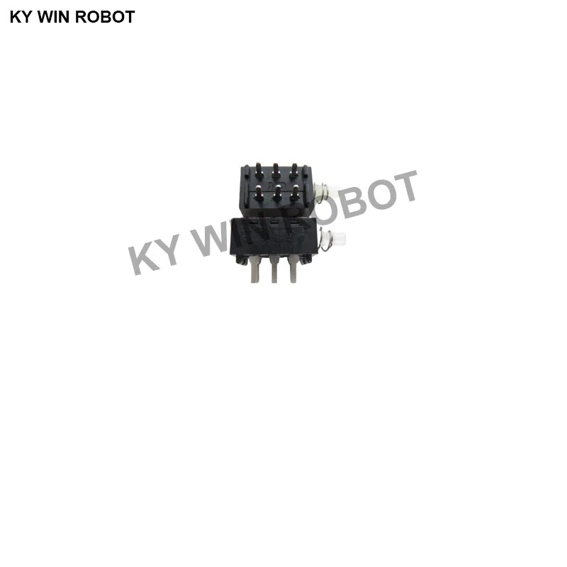 

1pcs/lots Imported U.S.A. L212132MV02Q Pushbutton Switch 6-pin Double Row Key Reset Switch Non-Locking Switch