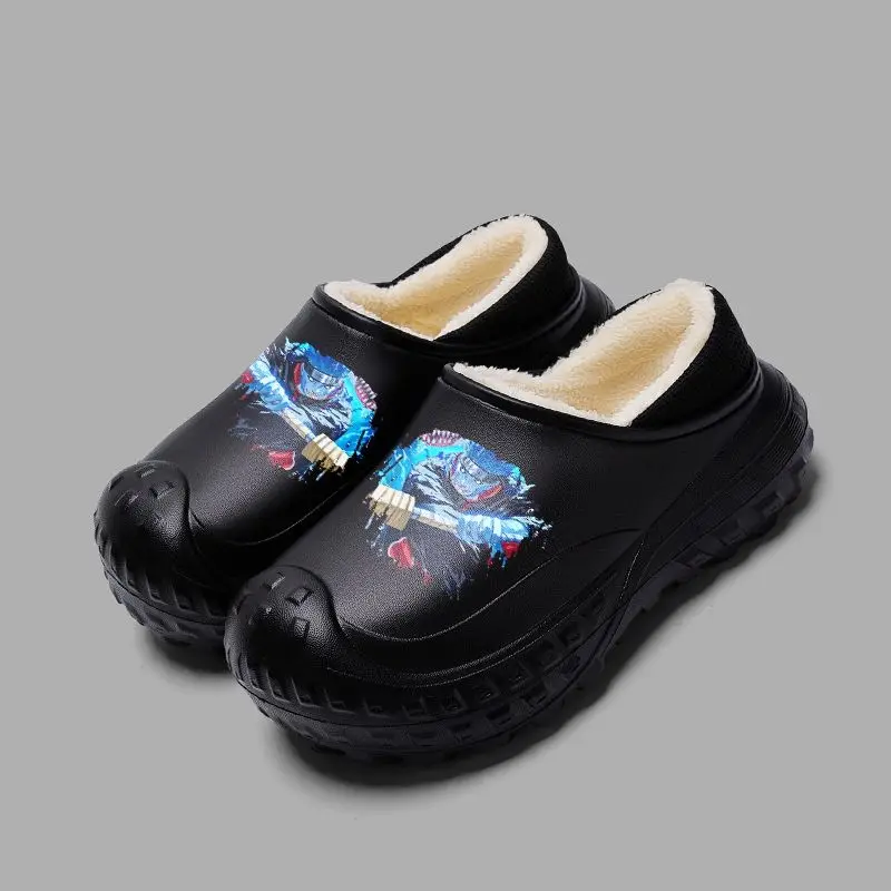 Naruto Neue Winter Paar EVA Rutschfeste Baumwollschuhe Cartoon Anime Student Wasserdichte Reifensohle Schmutzabweisende Baumwollhausschuhe – Detail 9